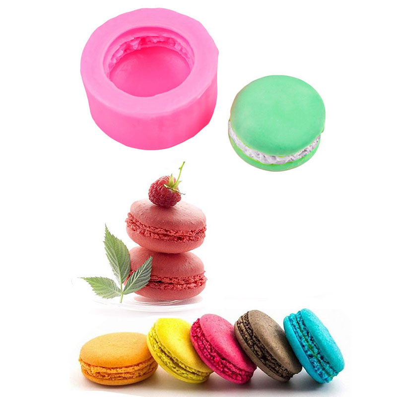 Candle Supplies Eu - 3D Macaron Fondant Silicone Mold For