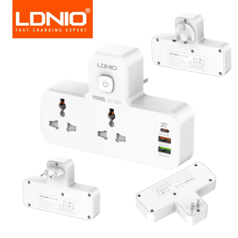 Candle Making Supplies Uk - LDNIO Power Strip Plug 2500W Extension