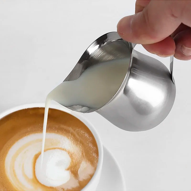 Pour Spout Pitcher - Coffee Milk Frothing Pitcher Cup Stainless