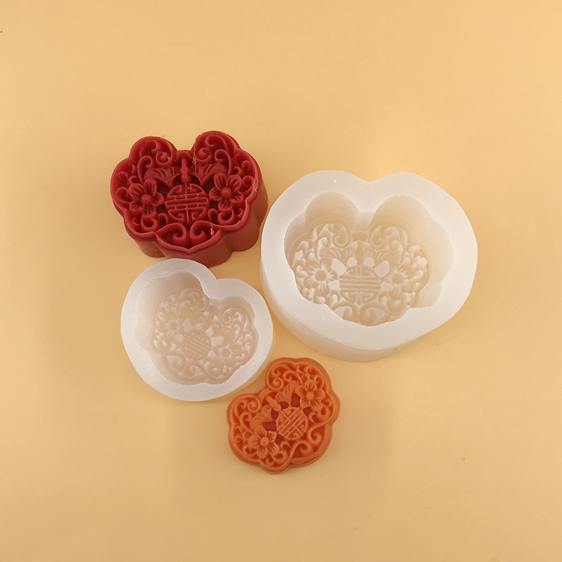 Candle Supplies Eu - 3D Ruyi Lock Silicone Mold DIY