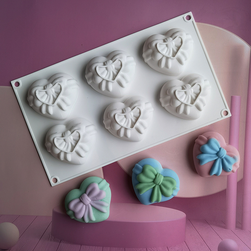 Candle Supplies Eu - Heart Silicone Mold For Soap Making