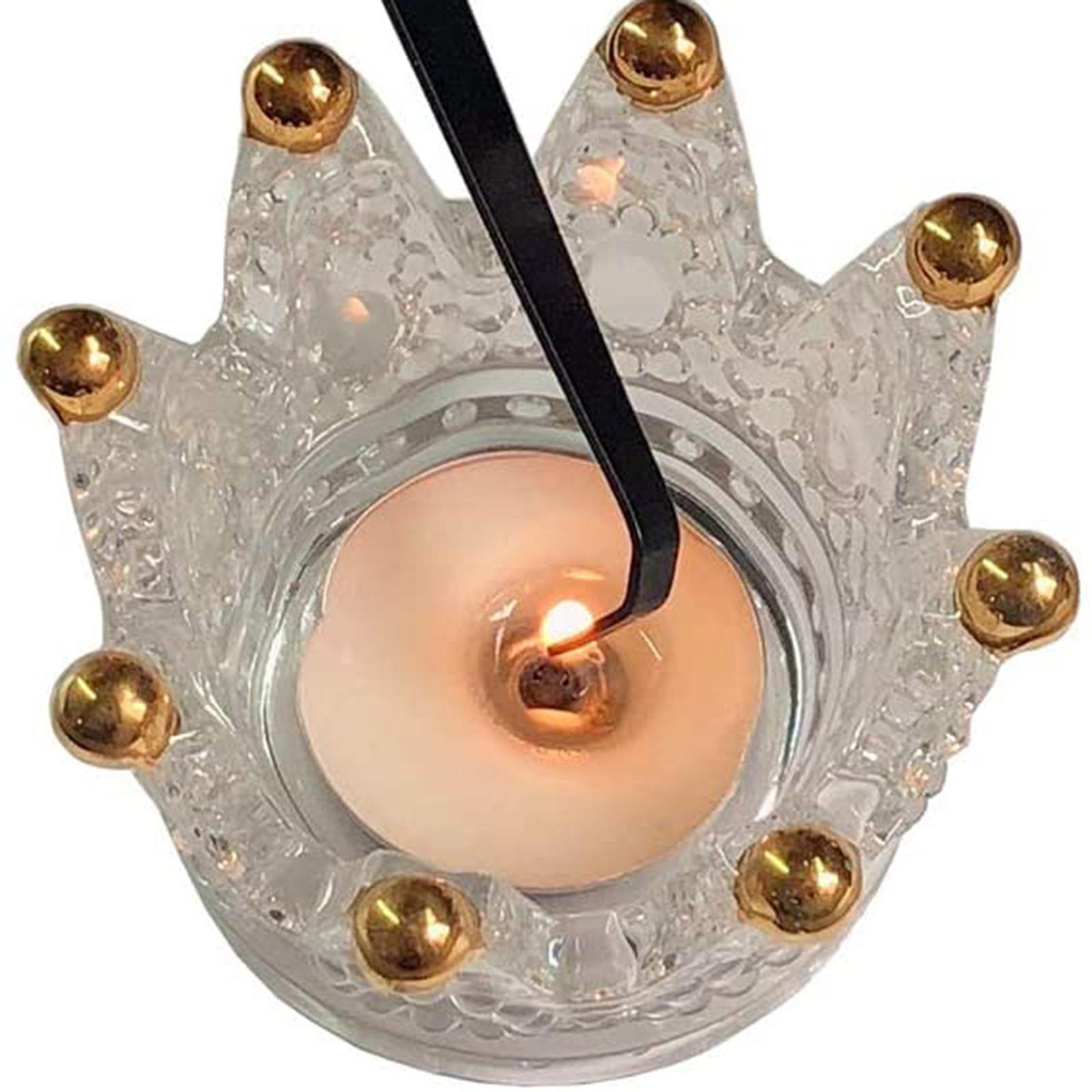 Wick Dipper Tool - Stainless Steel Wick Snuffer Tool Hook