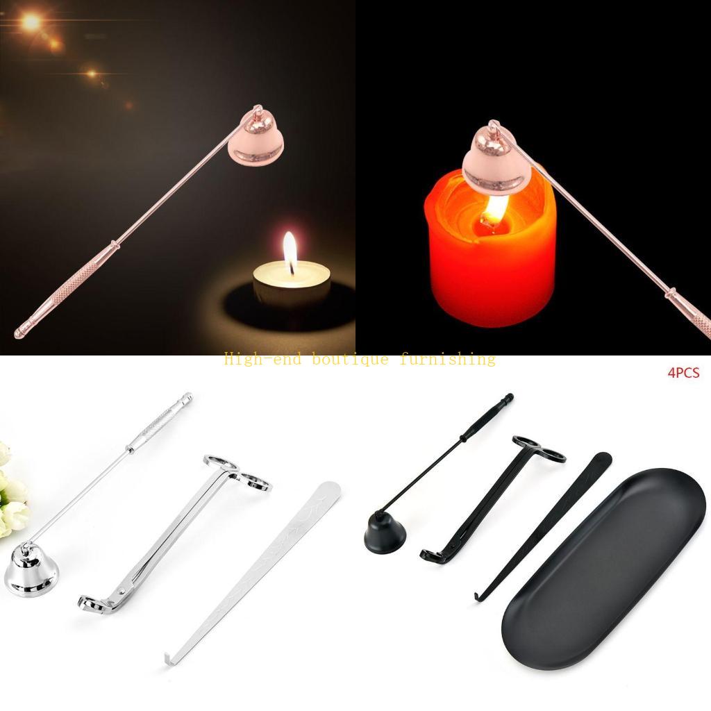 Wick Dipper Tool - L9NB 4 Pcs Accessory Set Snuffer
