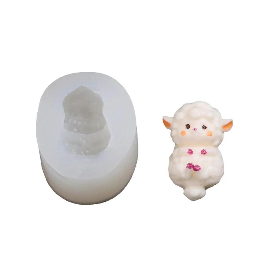 Candle Supplies Eu - Creative Cartoon Sheep Silicone Mould Multifunctional