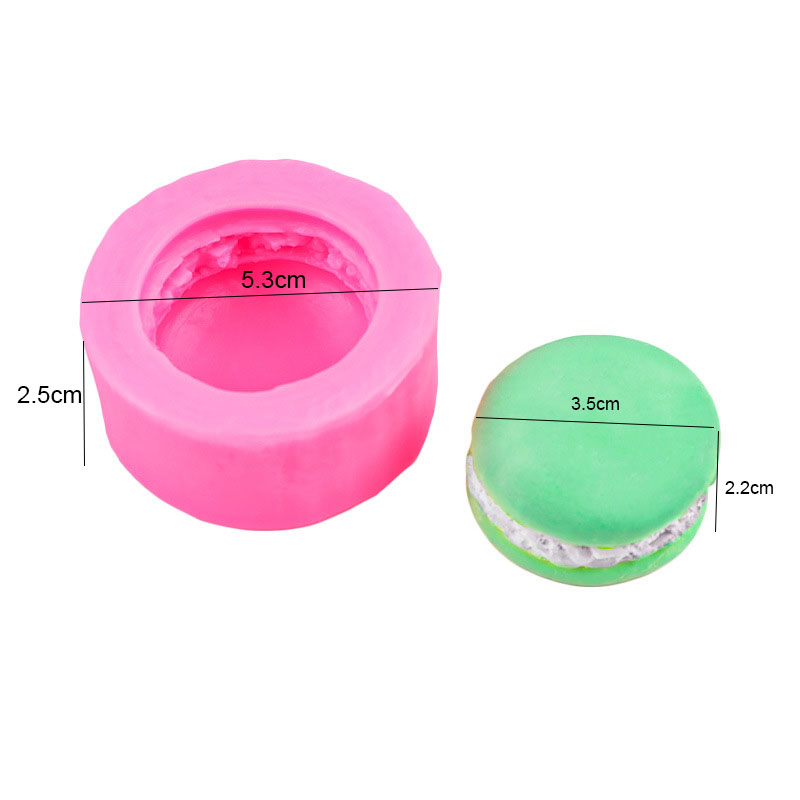 3D Macaron Fondant Silicone Mo - Candle Supplies Eu ulasan dan harga