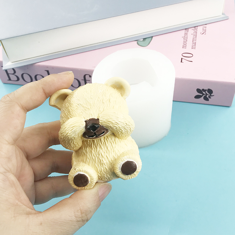 Blindfolded little bear Silico - Candle Supplies Eu ulasan dan harga