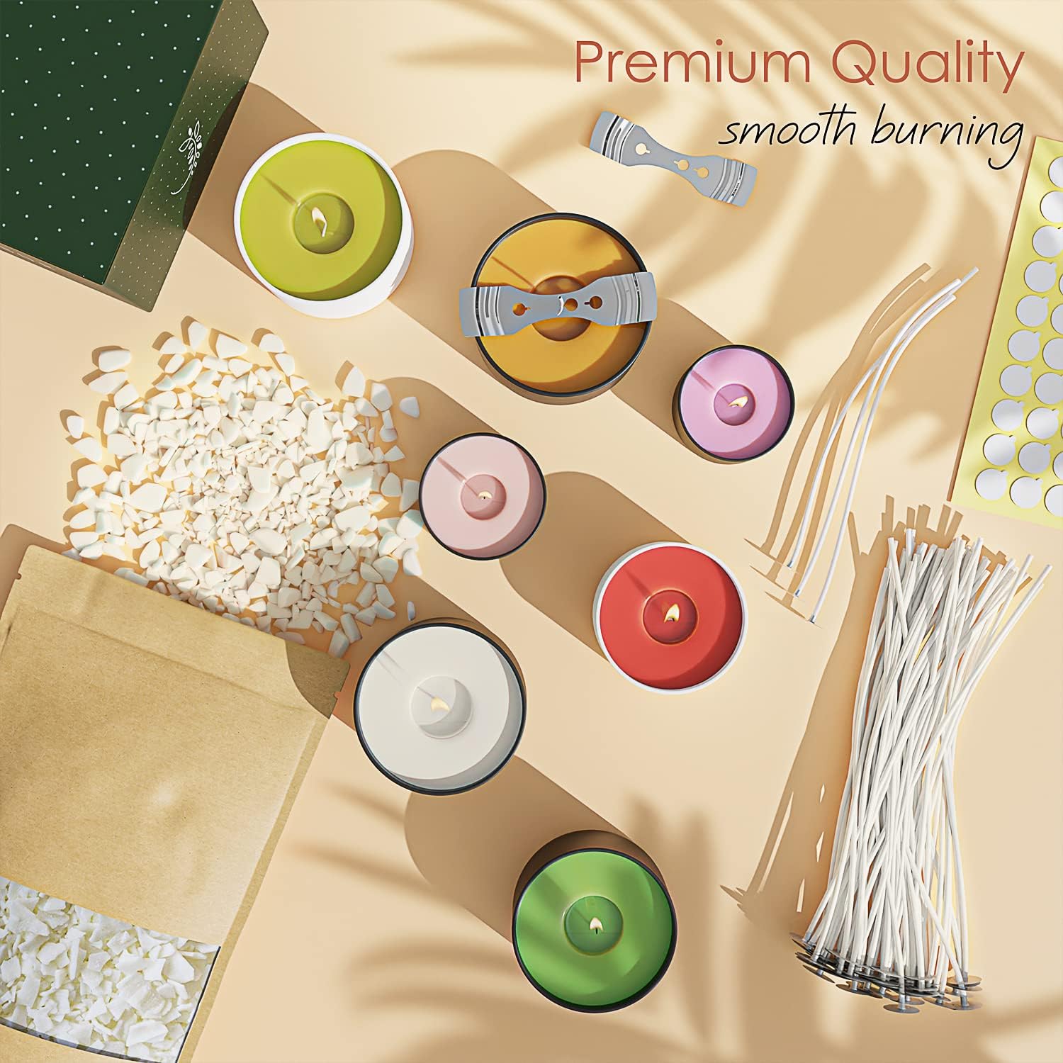 25 lbs. Soy Candle Wax with Su - Candle Making Supplies Jars ulasan dan harga
