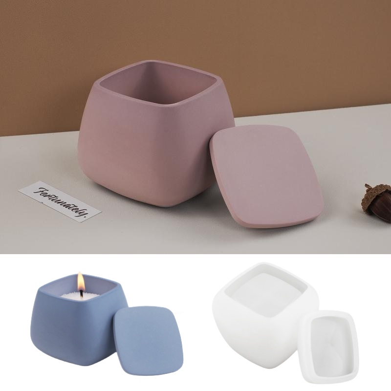 1set Square Storage Box UV Res - Candle Making Supplies For Beginners ulasan dan harga