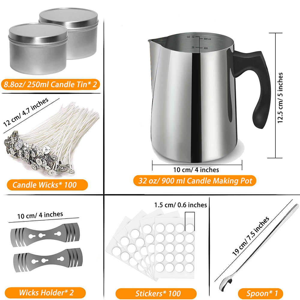 Candle Making Starter Kit Supp - Candle Making Supplies Jars ulasan dan harga