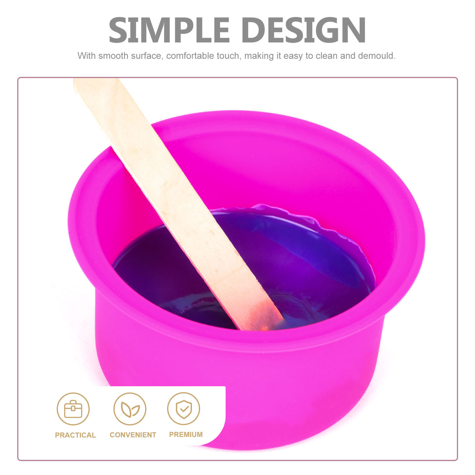 Pink Silicone Wax Melting Pot  - Wax Melting Pot ulasan dan harga