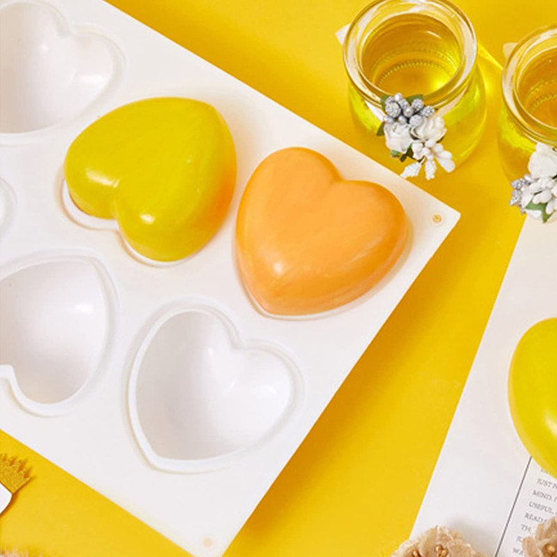 3D Mousse Cake Baking Mold Hea - Candle Supplies Eu ulasan dan harga