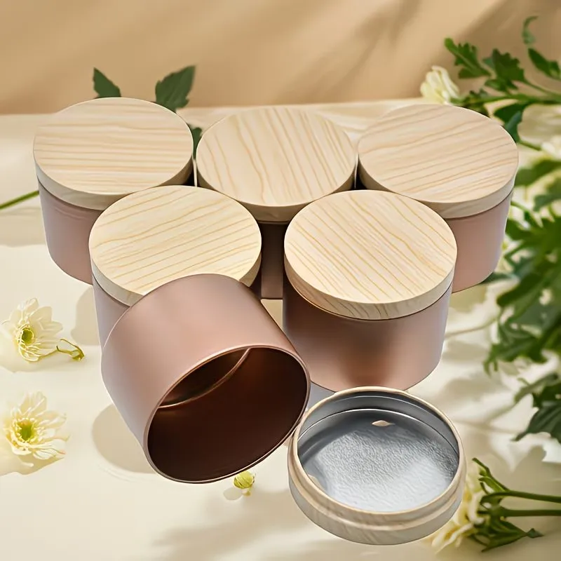 Rose Golden Metal Candle Jars  - Candle Making Supplies Jars ulasan dan harga
