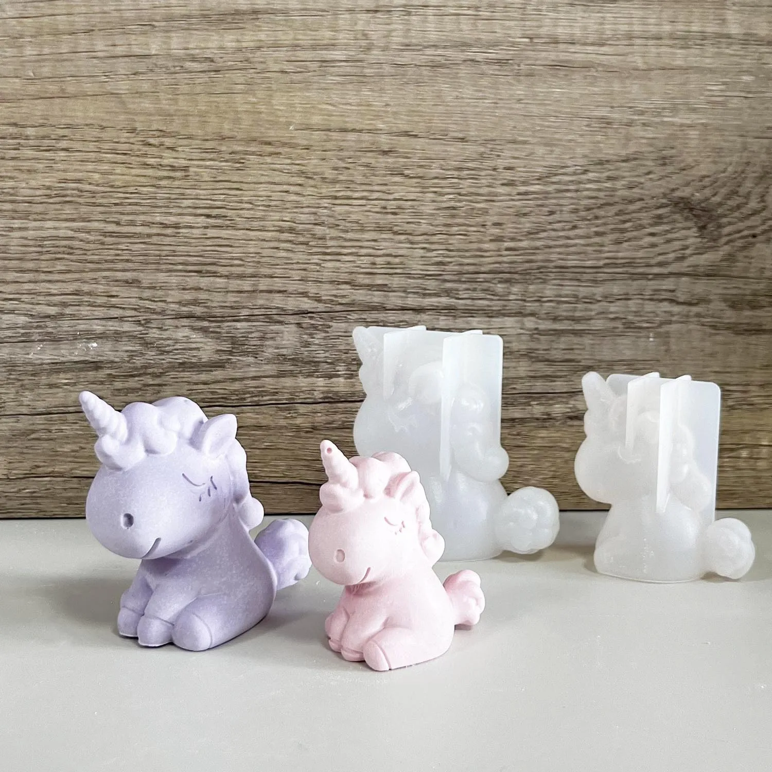 3D Geometric Silicone Unicorn  - Candle Making Supplies For Beginners ulasan dan harga