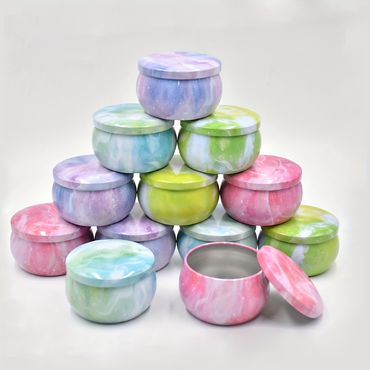 Starry sky patterned metal emp - Candle Making Supplies Jars ulasan dan harga