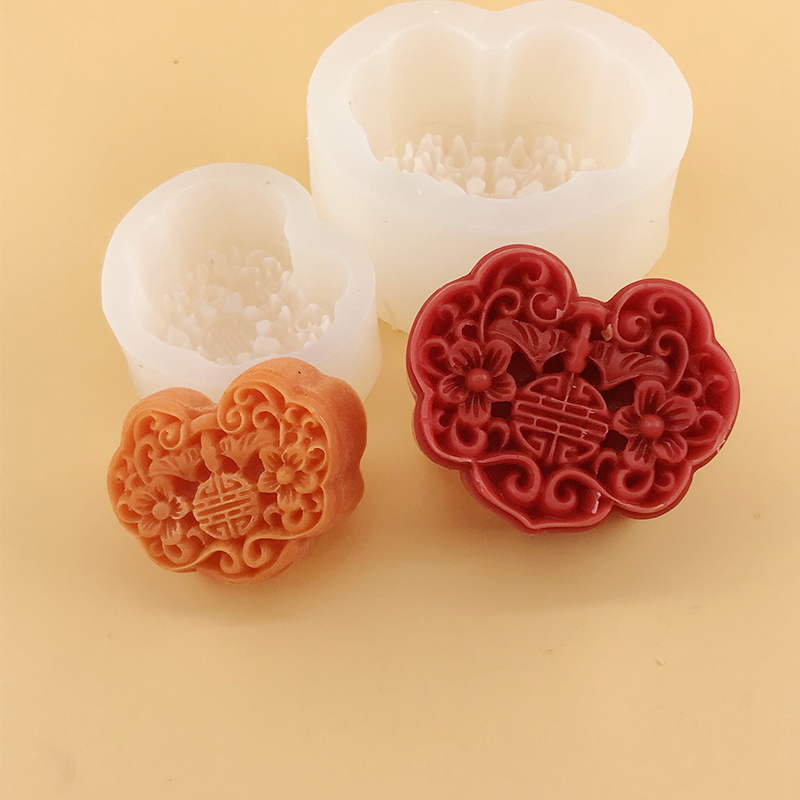 3D Ruyi Lock Silicone Mold DIY - Candle Supplies Eu ulasan dan harga