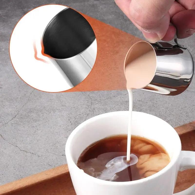 Stainless Steel Coffee Milk Fr - Pour Spout Pitcher ulasan dan harga