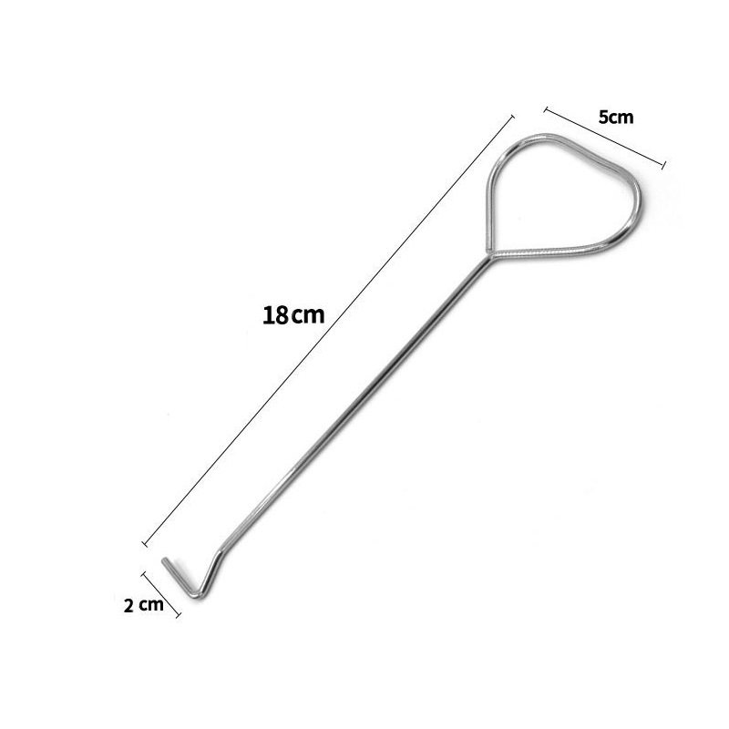 300pcs 18cm Stainless Steel Pu - Wick Dipper Tool ulasan dan harga