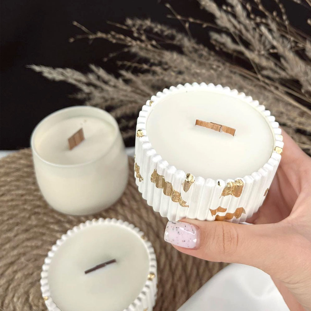 Concrete Candle Jar Silicone M - Candle Making Supplies Jars ulasan dan harga