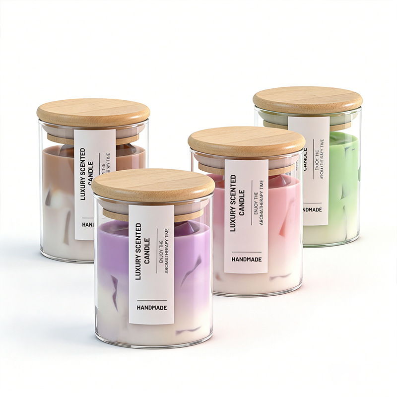 12pcs High Borosilicate Glass  - Candle Making Supplies Jars ulasan dan harga