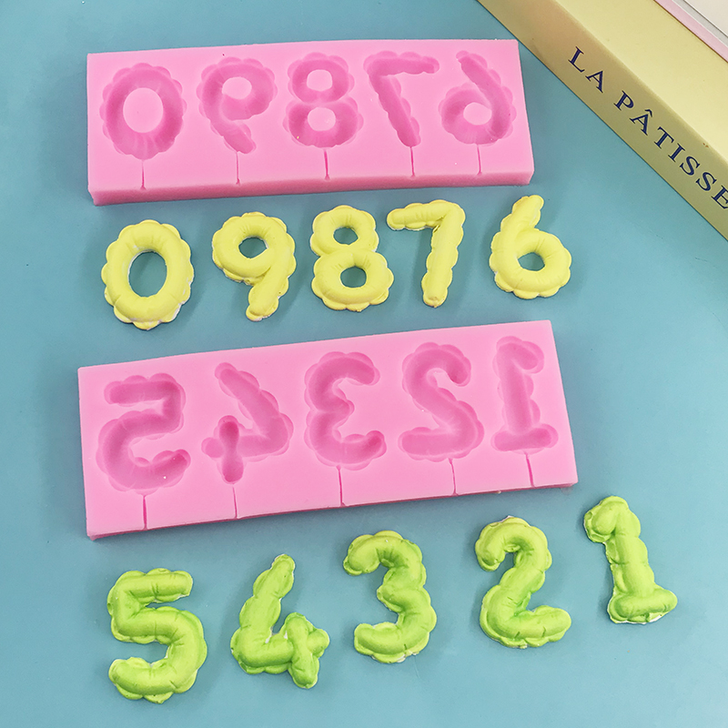 Arabic numeral silicone mold D - Candle Supplies Eu ulasan dan harga