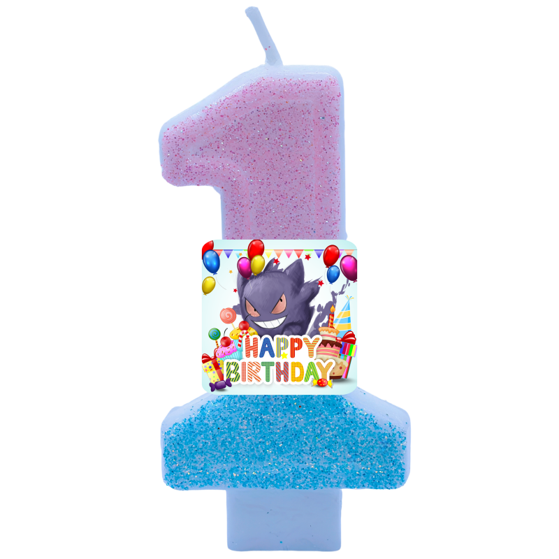 Pokemon Gengar Candles Themed  - Zebra Candle Supplies ulasan dan harga
