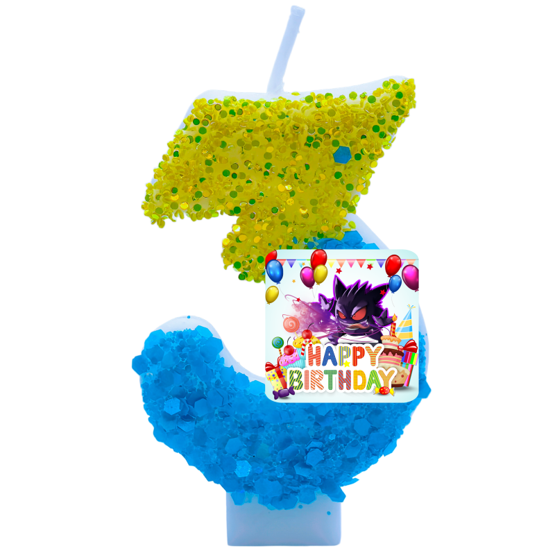 Pokemon Gengar Candles Themed  - Zebra Candle Supplies ulasan dan harga