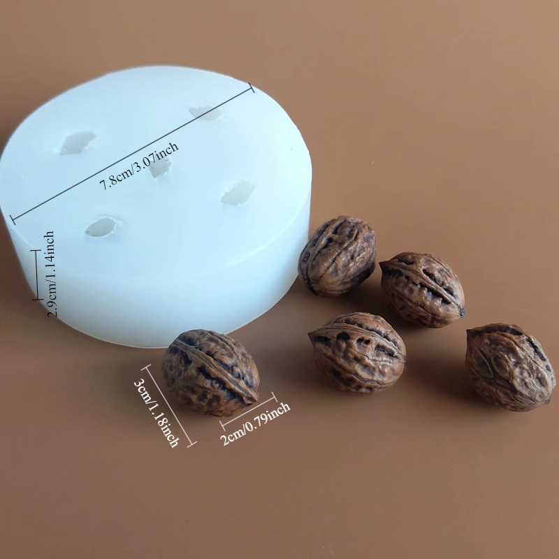 3d Small Walnut Silicone Molds - Candle Supplies Eu ulasan dan harga