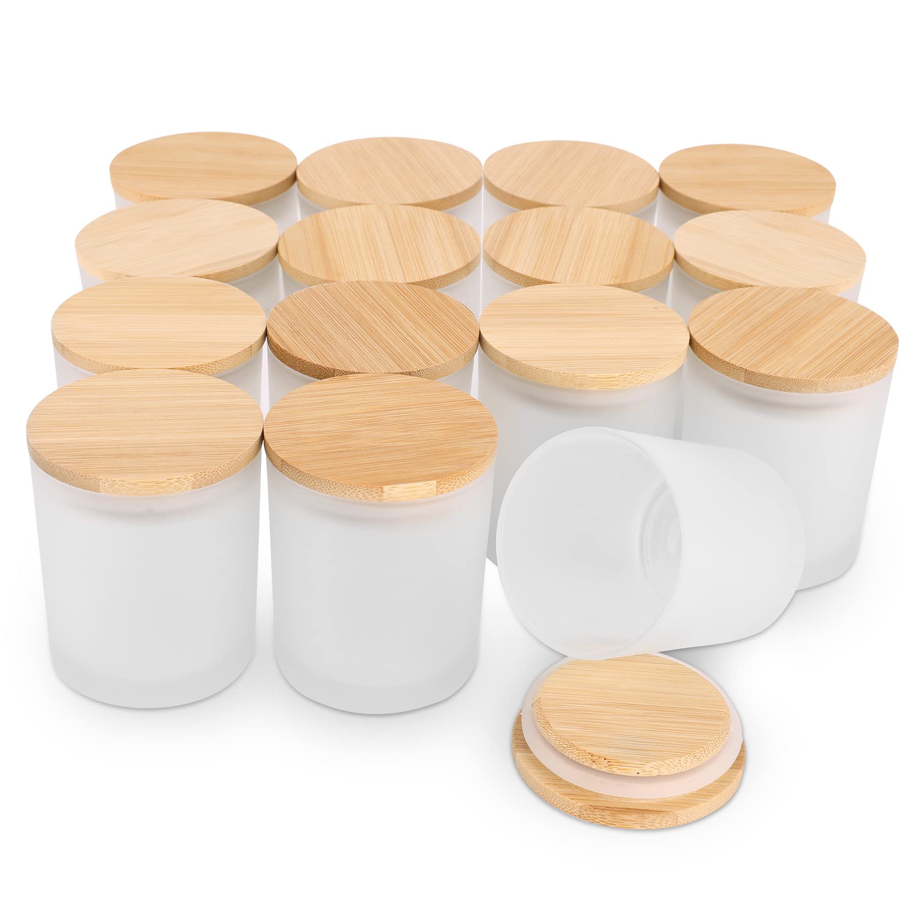 6-Pack 6OZ Frosted Amber Glass - Candle Making Supplies Jars ulasan dan harga