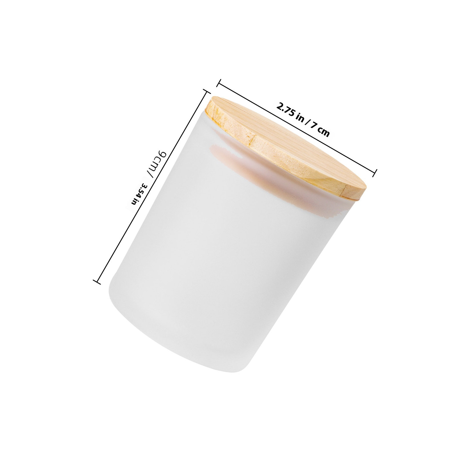 4Pcs Frosted Cups with Lids Gl - Candle Making Supplies Jars ulasan dan harga