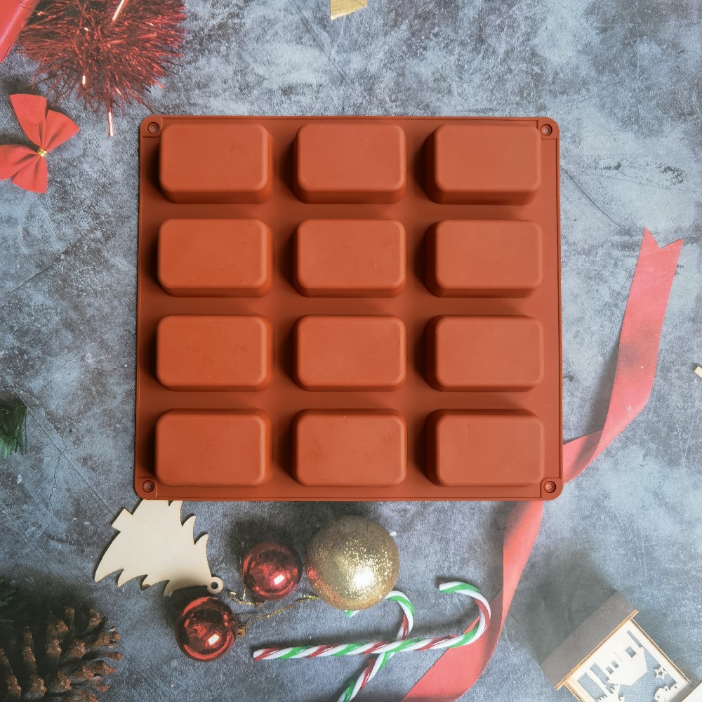 12 Cavity Square Silicone Soap - Candle Making Supplies For Beginners ulasan dan harga