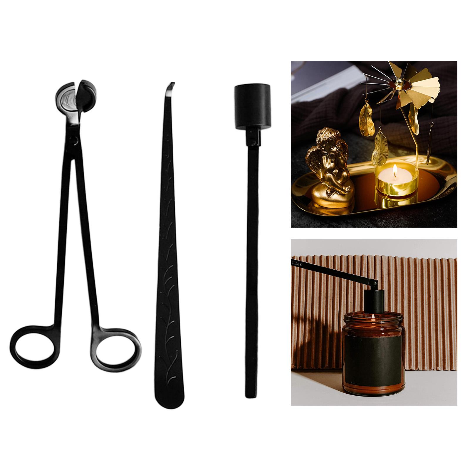 3Pcs/Set Black Candle Wick Snu - Wick Dipper Tool ulasan dan harga