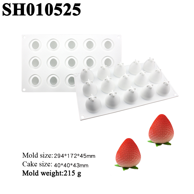 Meibum Strawberry Design Silic - Candle Supplies Eu ulasan dan harga