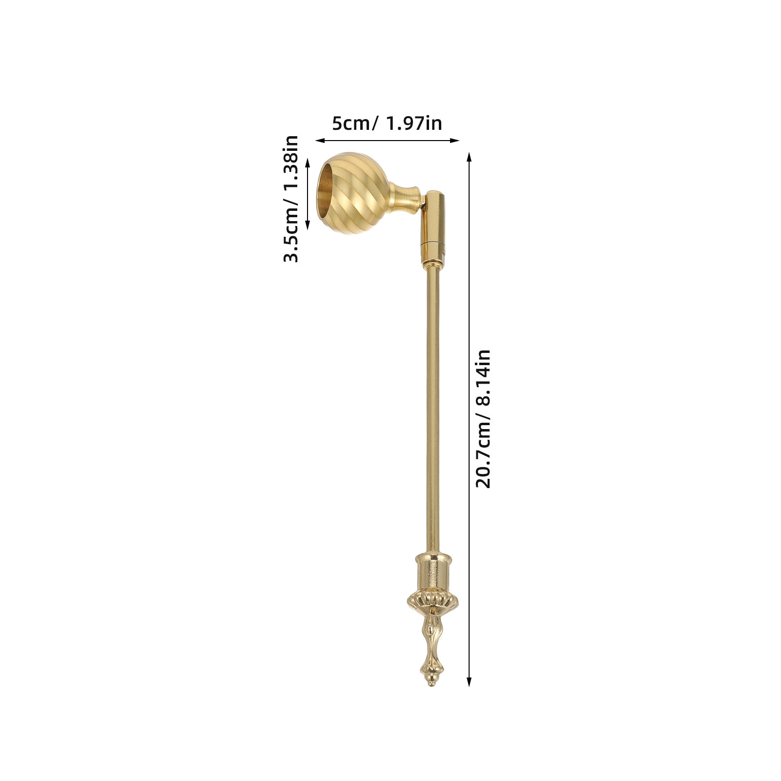 Metal Snuffer Extinguisher Pum - Wick Dipper Tool ulasan dan harga
