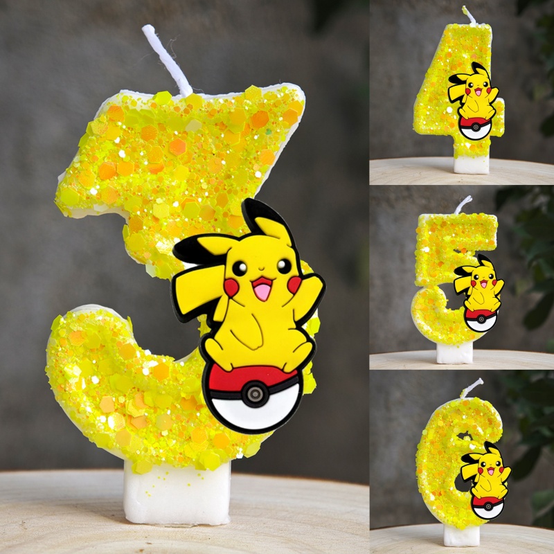 Pokemon Pikachu Candle Monster - Zebra Candle Supplies ulasan dan harga