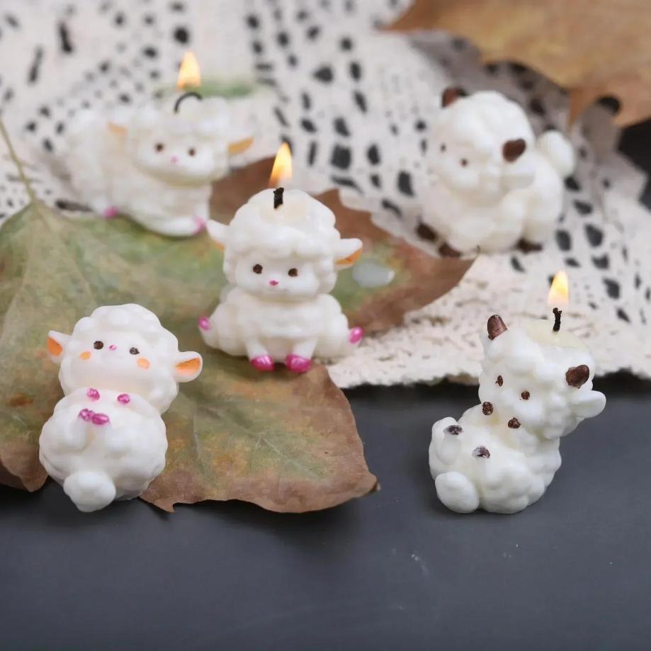 Creative Cartoon Sheep Silicon - Candle Supplies Eu ulasan dan harga