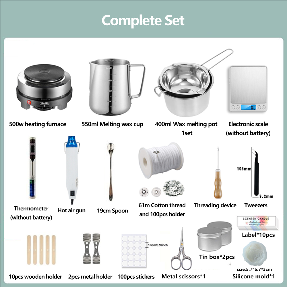 DIY Scented Candle Making Mate - Candle Making Supplies Jars ulasan dan harga