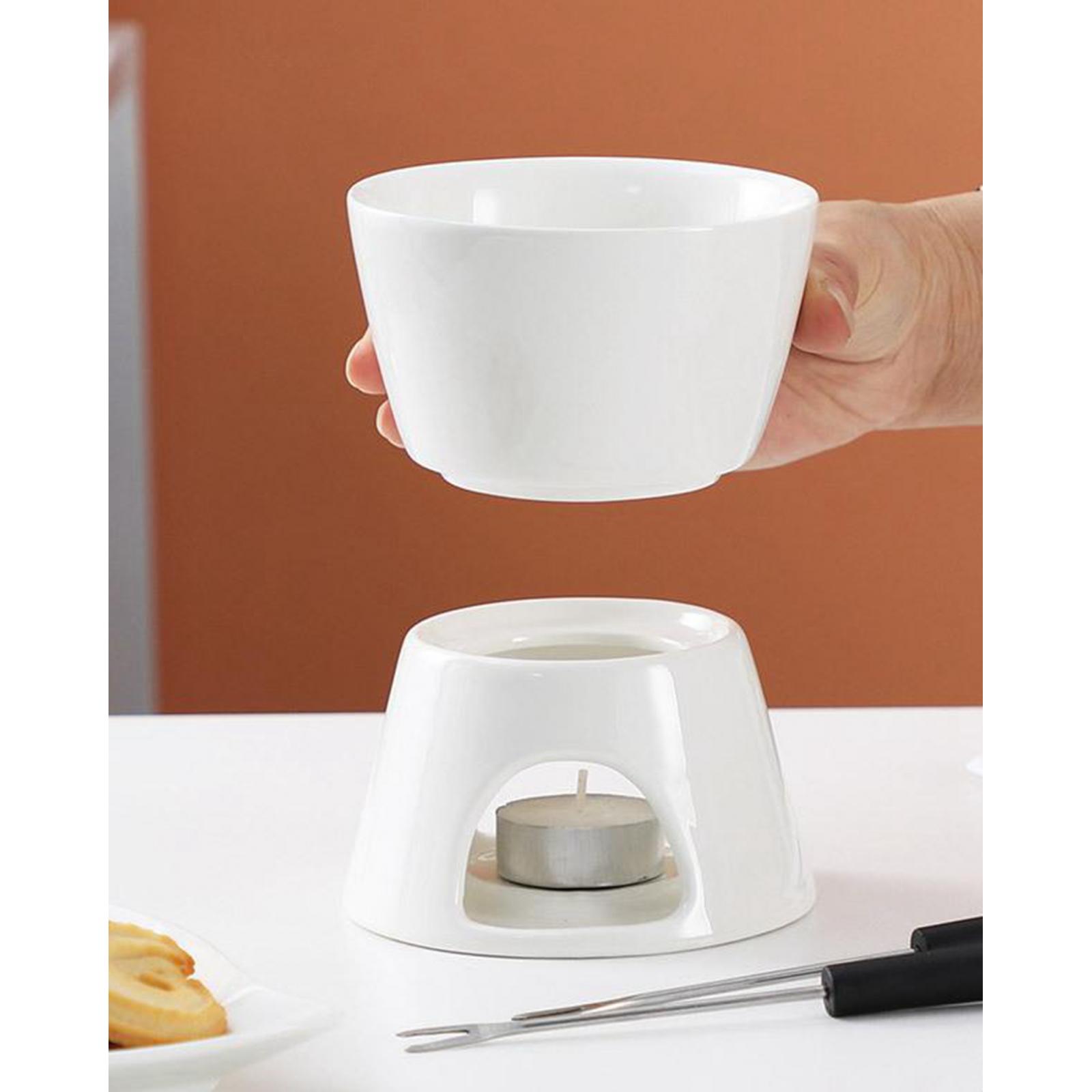 Ceramic Chocolate Cheese Fondu - Wax Melting Pot ulasan dan harga