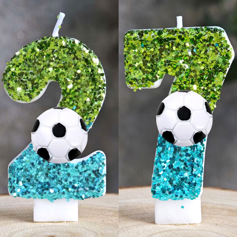 Football Candles Number 0-9 So - Zebra Candle Supplies ulasan dan harga