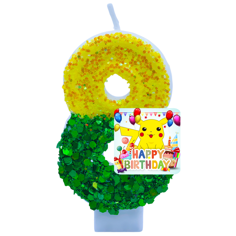 Pokemon Monster Pikachu Candle - Zebra Candle Supplies ulasan dan harga