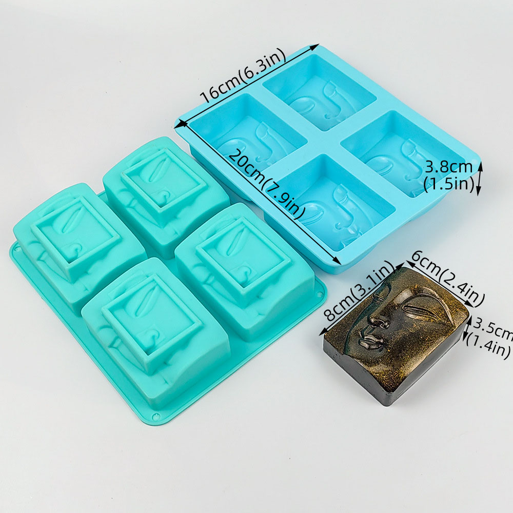 4 Holes Buddha Portrait Soap M - Candle Making Supplies For Beginners ulasan dan harga